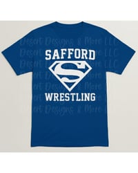 Safford Wrestling Shirt with name on back