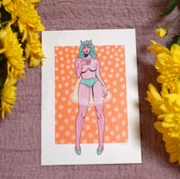 Image 1 of Vintage Oni Pinup print