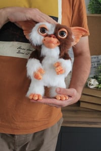 PREORDER Fan art Gizmo Art Doll, handmade Mogwai figure, 80s movie collectible