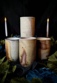 Image 1 of Set of 4 Wood Fired Tumblers