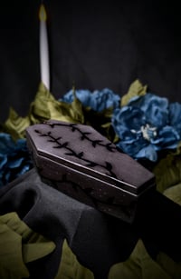 Image 2 of Vined Gothic Coffin Jar