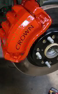 Image 3 of JZS171 Toyota Crown Athlete V - Brake Caliper Decal Set