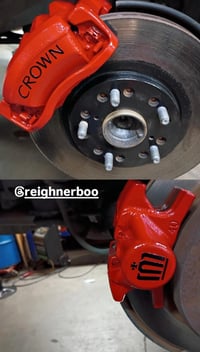 Image 5 of JZS171 Toyota Crown Athlete V - Brake Caliper Decal Set