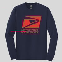 Image 3 of Navy Blue-Gildan Long Sleeve T-Shirt