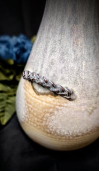 Image 4 of Braided Handle Moon Jar