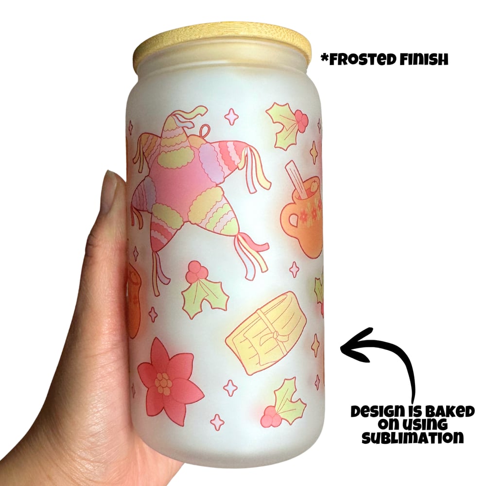 Image of Posada Frosted Glass Cup💖