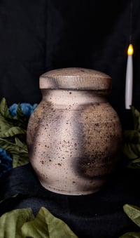 Image 2 of Wild Clay Urn/Jar