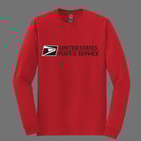 Image 3 of Red-Gildan Long Sleeve T-Shirt