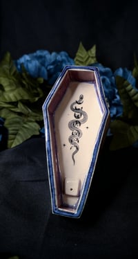 Image 1 of Amethyst Snake Incense Burner