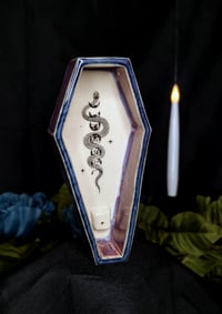 Image 2 of Amethyst Snake Incense Burner