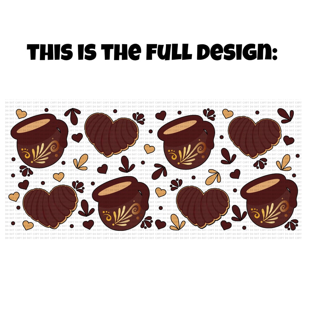 Image of Hot Chocolate Conchas 12oz Stainless Steel Mug🍫🤎