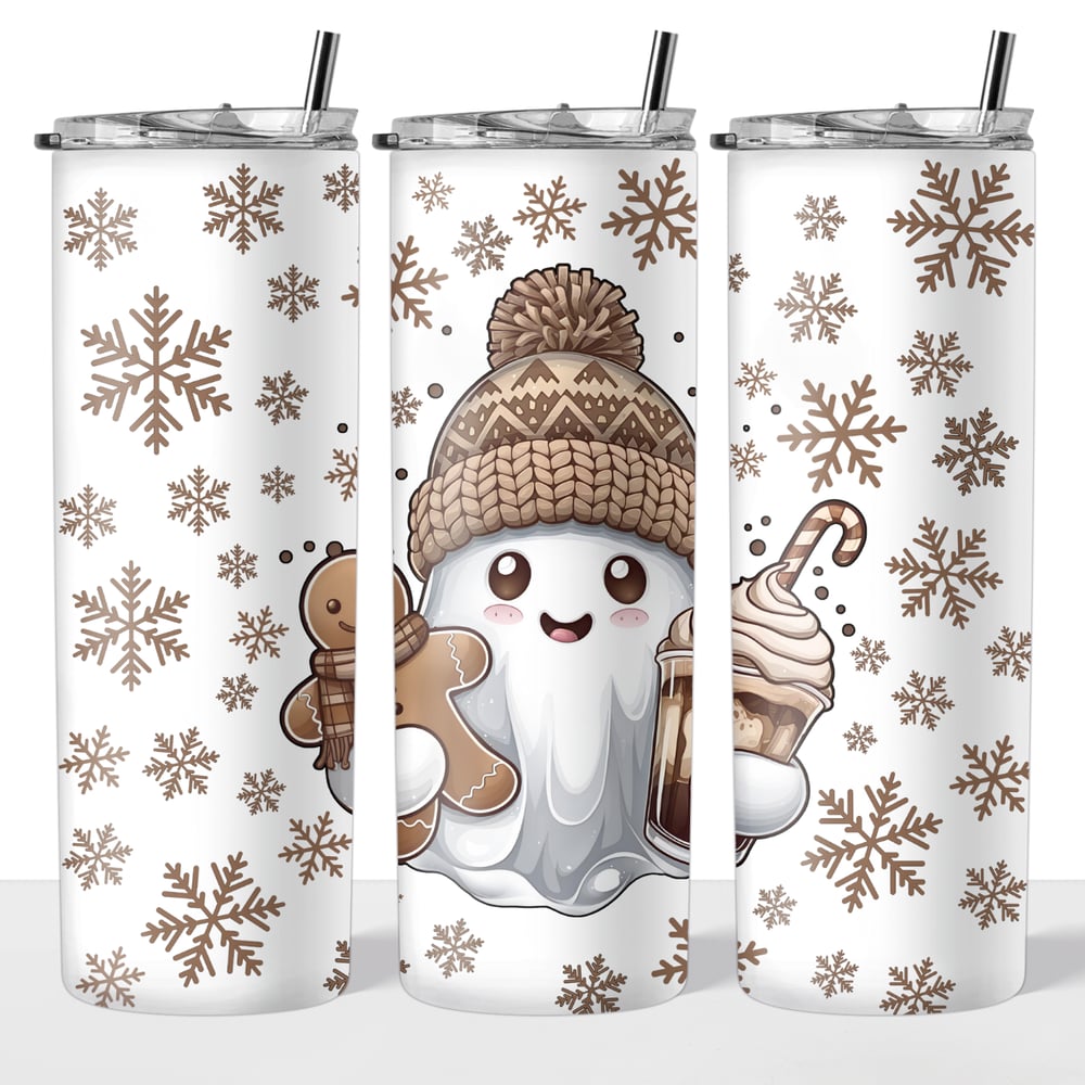 Image of Holiday Ghostie 20oz Tumbler👻❄️