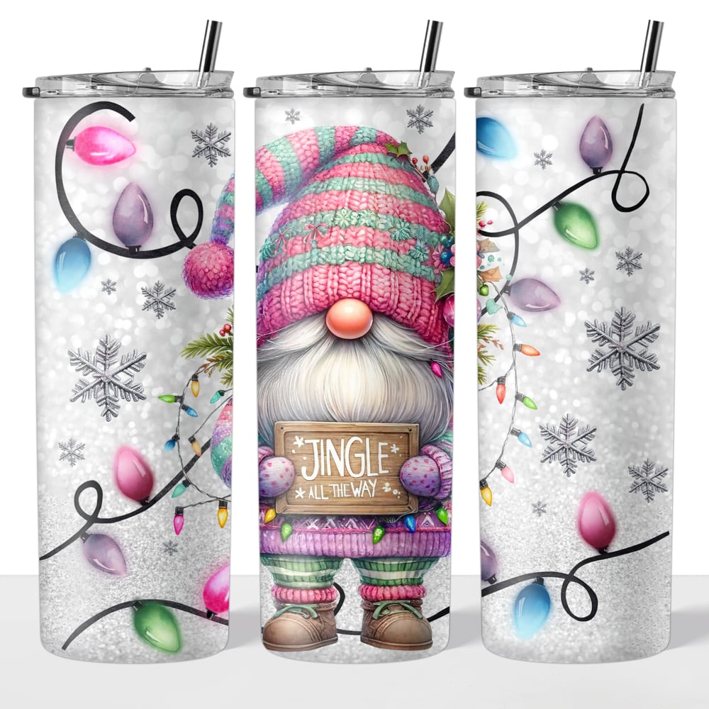 Image of Holiday Gnome 20oz Tumbler🎄✨