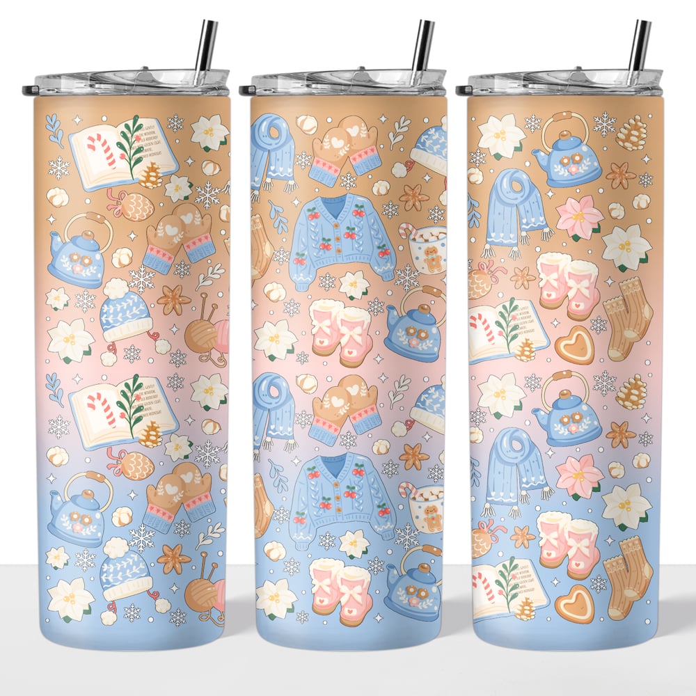 Image of Cozy Winter Vibes 20oz Tumbler🎄❄️