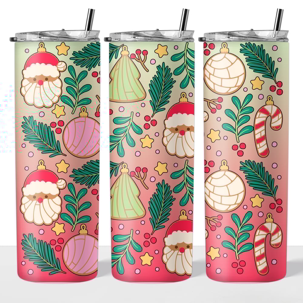 Image of Christmas Ornament Conchas 20oz Tumbler🎄❤️