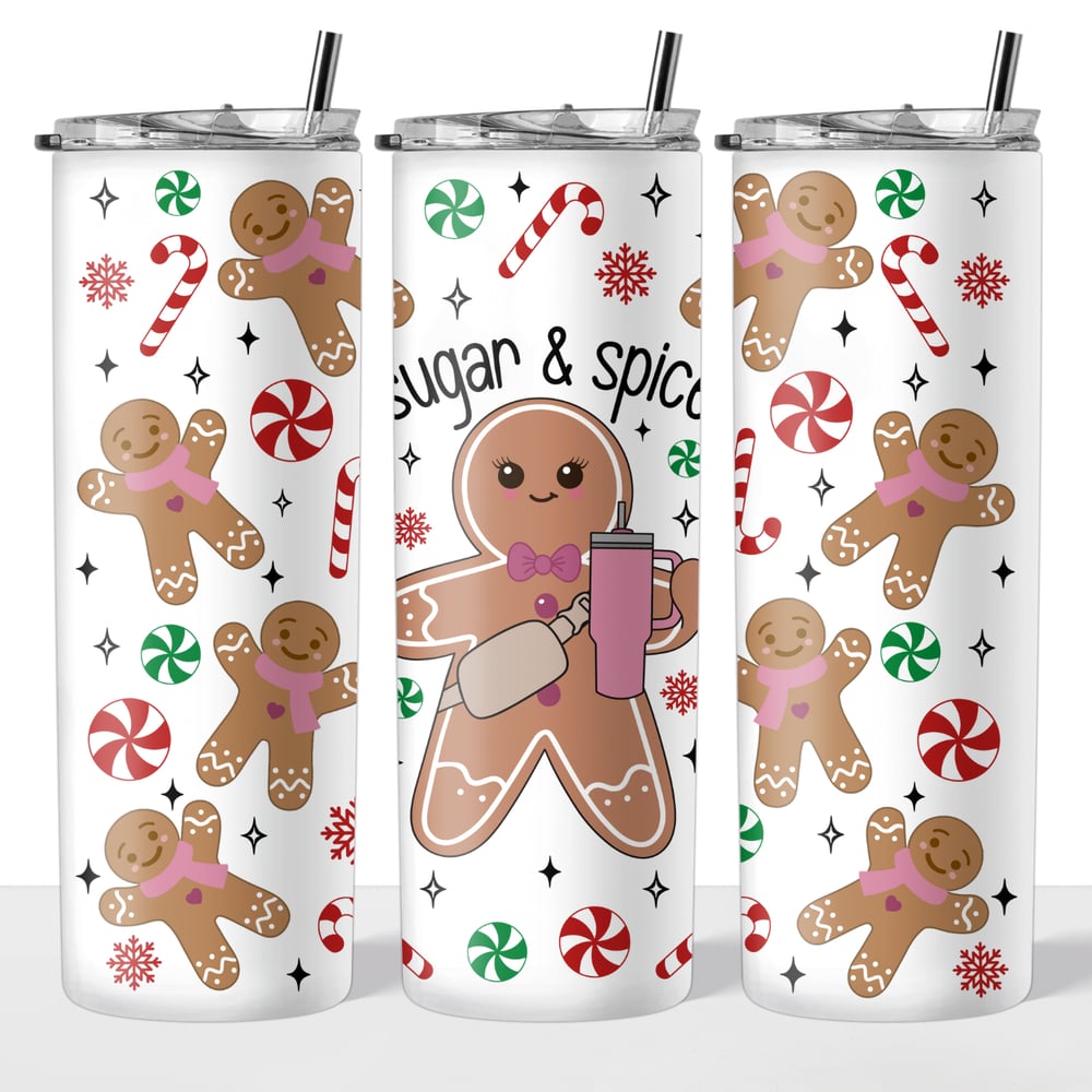 Image of Sugar & Spice Gingerbread 20oz Tumbler💚❤️