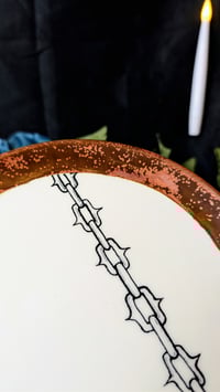 Image 2 of Copper Chain Plate Set of 2