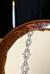 Image 3 of Copper Chain Plate Set of 2