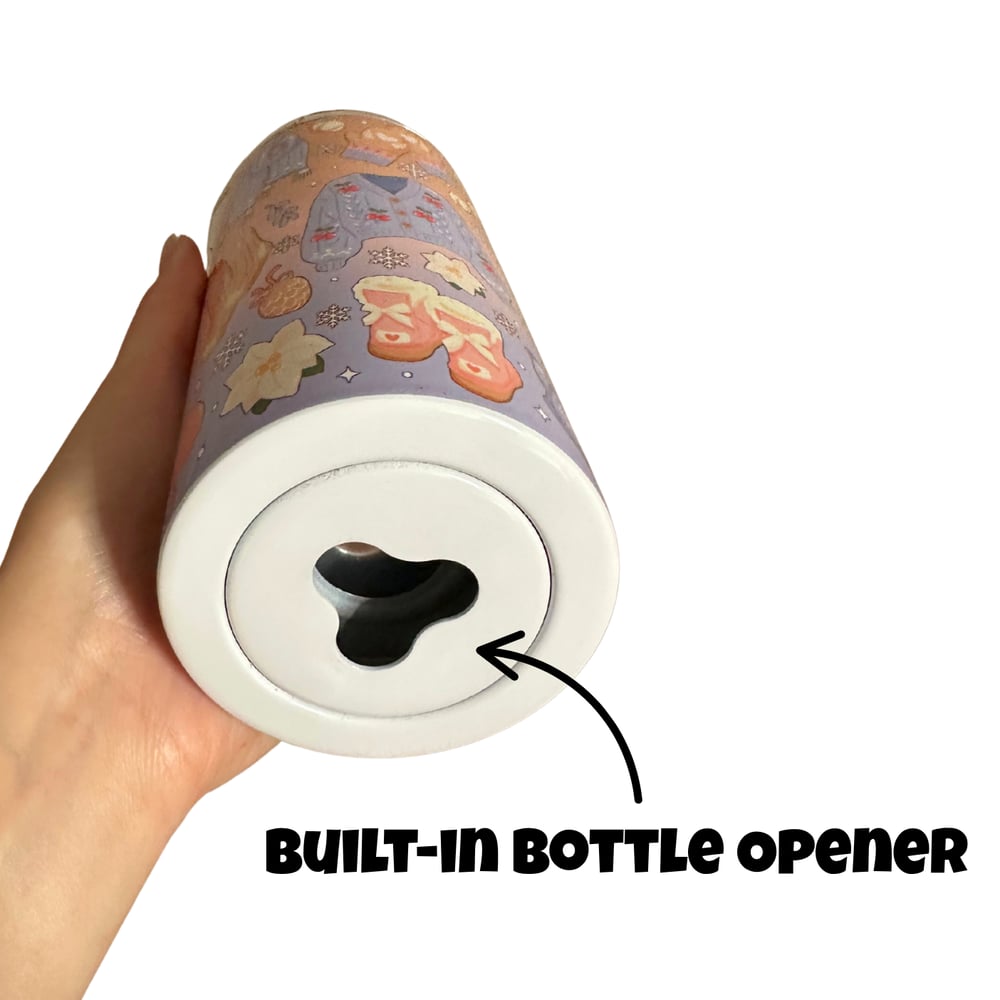 Image of Cozy Winter Vibes 4in1 Can Cooler/Tumbler❄️✨