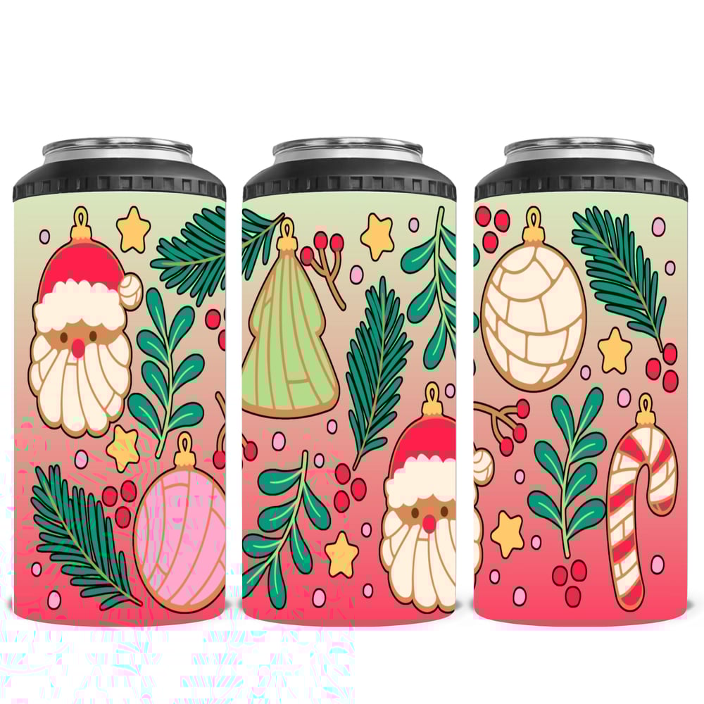 Image of Christmas Ornament Conchas 4in1 Can Cooler/Tumbler🎄✨