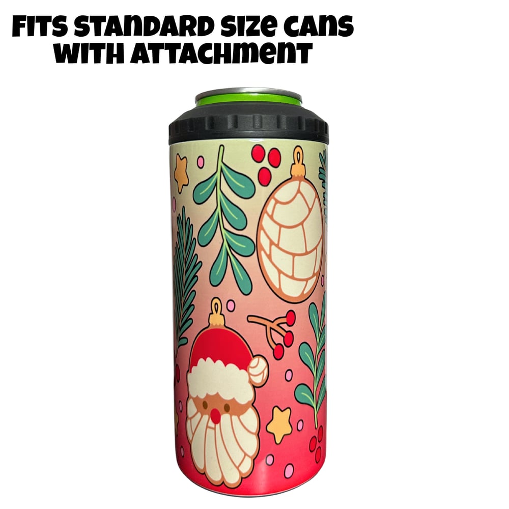 Image of Christmas Ornament Conchas 4in1 Can Cooler/Tumbler🎄✨
