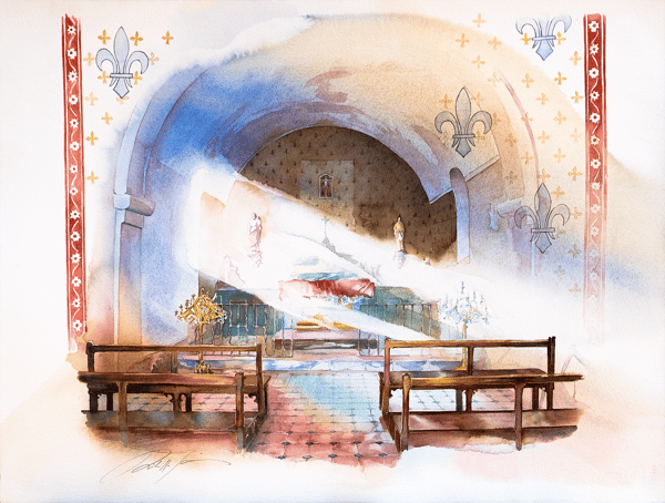 Image of Landscapes of Provence - chapelle intérieur