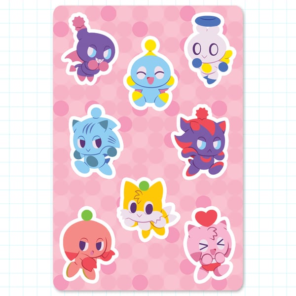 Image of Chao Sticker Sheets