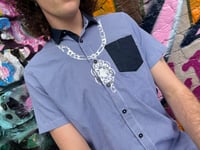 MEMORIES ON MY NECK (CHECKERED BUTTON UP)