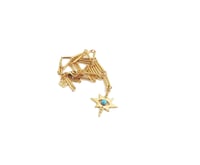 Image 1 of Collier Grigri étoile | turquoise 