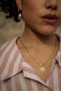 Image 3 of Collier Grigri étoile | turquoise 