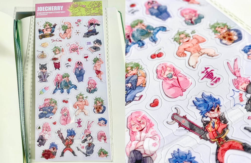 Image of Transparent Sticker Sheets