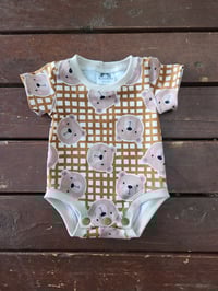 Image 1 of Teddy Bears Mustard Bodysuit