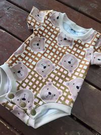 Image 2 of Teddy Bears Mustard Bodysuit
