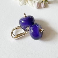 Image 3 of Dark Violet Earrings