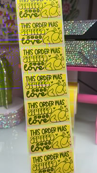 Image 1 of This Order Was Stuffed With Love Stickers