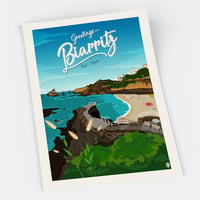 Image 4 of Affiche BIARRITZ#2