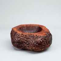 Image 1 of Cendrier en résine imitation bois de thuya  vintage 1970 - Années 1970 - Cendrier bois