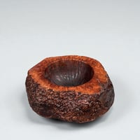 Image 4 of Cendrier en résine imitation bois de thuya  vintage 1970 - Années 1970 - Cendrier bois