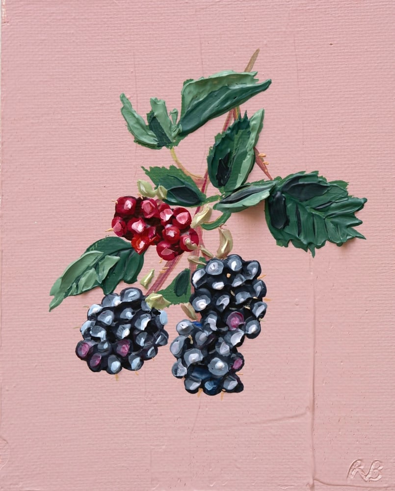 Image of Blackberries Giclée Print