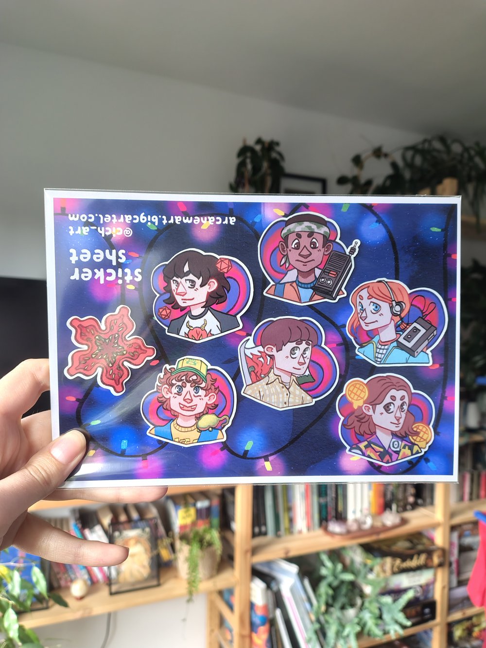 Image of ST sticker sheet