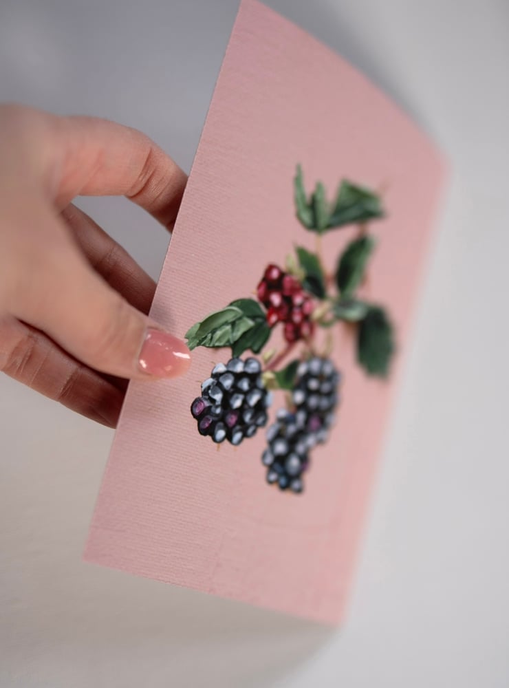 Image of Blackberries Giclée Print