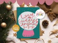 Love and Cuddles Christmas Card