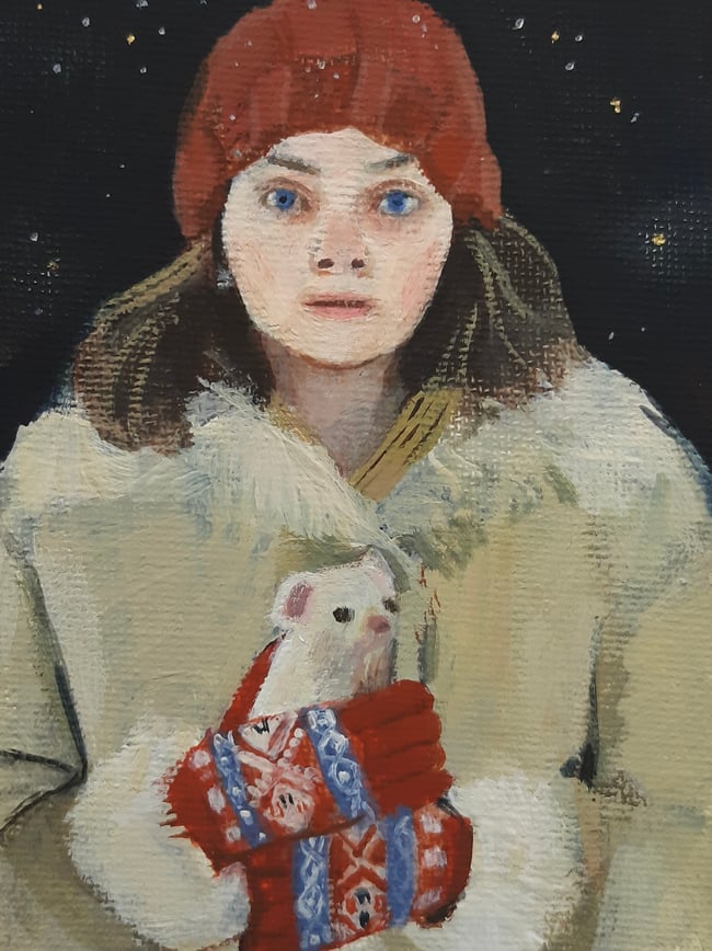 Lyra and Pan ~ Original painting