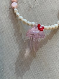 Image 1 of Medusa Pearl Necklace In pink 