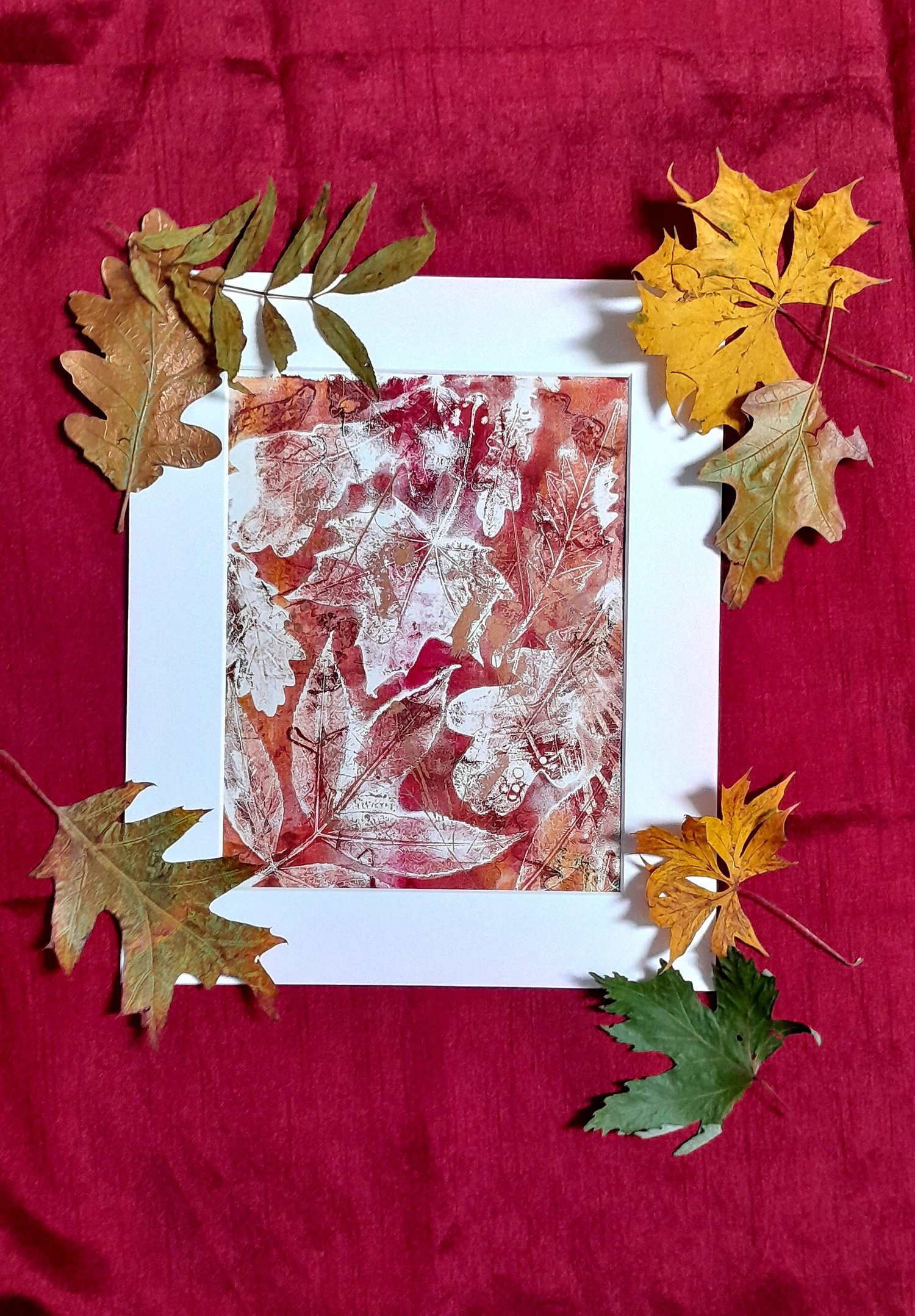 'Fallen Leaves' Monoprint Edition