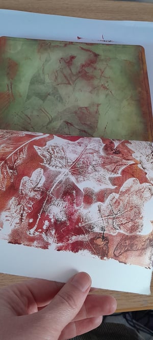 'Fallen Leaves' Monoprint Edition