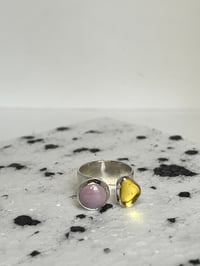 Image 1 of Phosphosiderit und Bernstein Ring