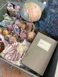Image 5 of Mixed Box of Hand Marbled products in splattered gift box ONLY ONE AVAILABLE