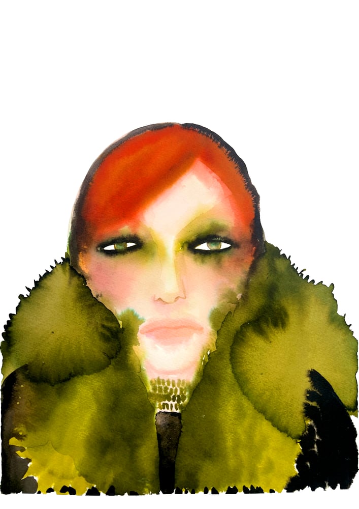 Eloise — Inky Face by Tracey Smith