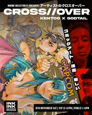 Image of  Pre-Order: CROSS//OVER – The Art of Kentoo & Godtail  ** Limited slots **